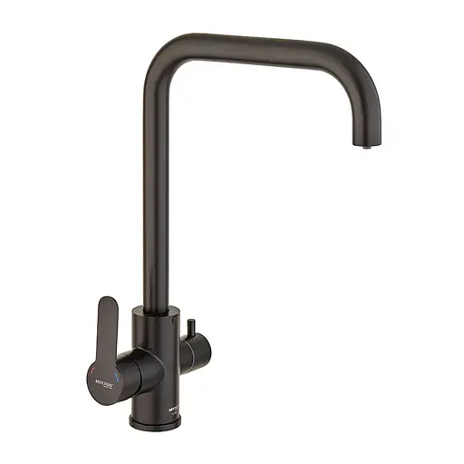Змішувач для кухні Mixxus DAX-021-G Black MI6078 Чорний матовий - фото 1