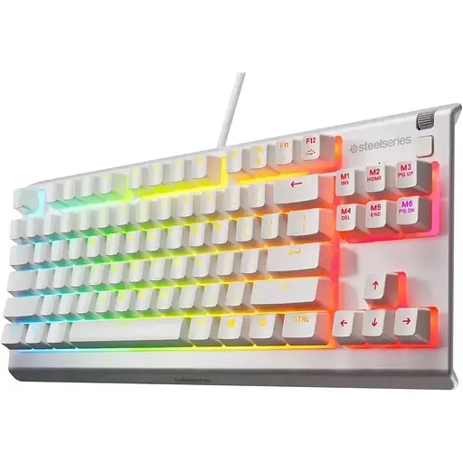 Клавиатура SteelSeries Apex 3 TKL UA White (64819) - фото 3