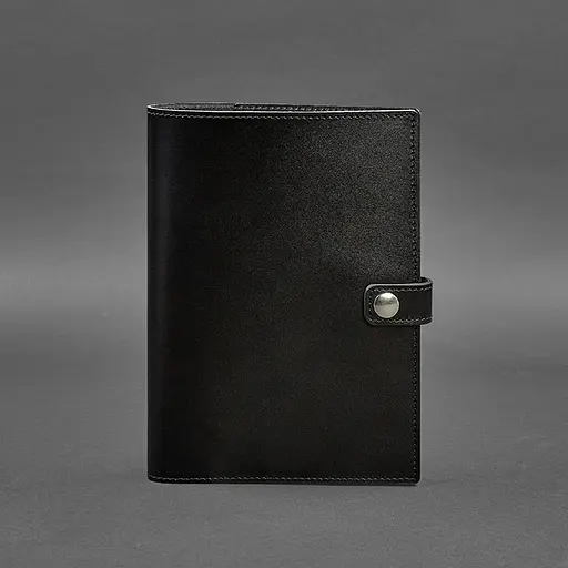 Шкіряна папка (софт-бук) для блокнота і планшета 10.0 Угольно-чорна - фото 6