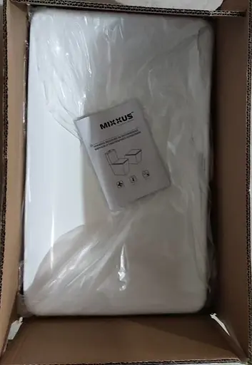 Умивальник накладний Mixxus Premium Quadro-0209 600x370x140 мм з переливом MP6522, Білий - фото 7