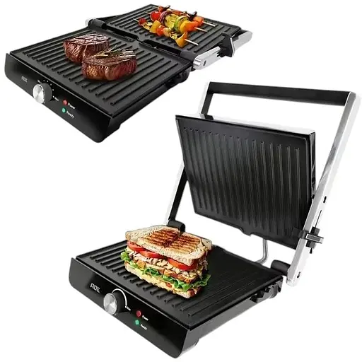 Гриль ADE KA2303 контактный черный (KA2303) - фото 2