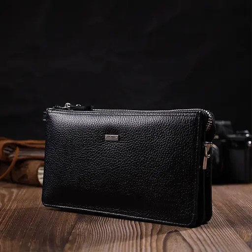 Шкіряна чоловіча сумка Bond 21х12х3 см sum0023572 - фото 6