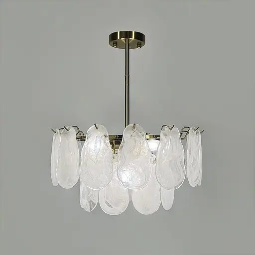 Подвесная двухярусная люстра Cloud 50 см Арт. D 8455-500-2 Line F - фото 1