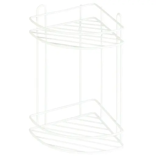 Полиця кутова Ekodeo 2-ярусна Simple біла (L3222)