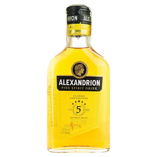 Алкогольний напій Alexandrion 5 зірок, 37,5%, 0,2 л (808375)