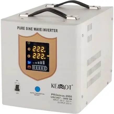 Гибридный ИБП/инвертор Kemot PROsinus-2000 12V 230V 2000VA/1200W
