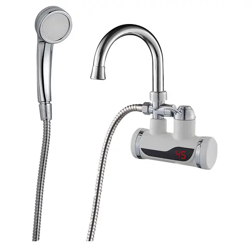 Проточный водонагреватель Wezer SDR-B07WSTP ванна с датчиком температуры - фото 1