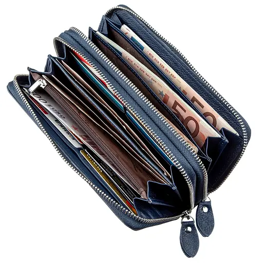 Женский кожаный кошелек-клатч ST Leather 9х18.5х4 см acs0015851 - фото 3