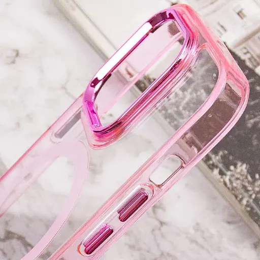 Чохол Epik TPU Iris with MagSafe для Apple iPhone 13 Pro Max 6.7 Рожевий - фото 7