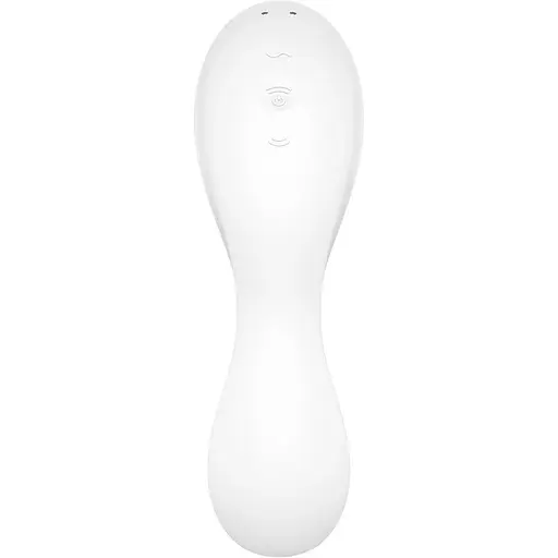 Вакуумний стимулятор клітора з вібрацією Satisfyer Curvy Trinity 5+ білий