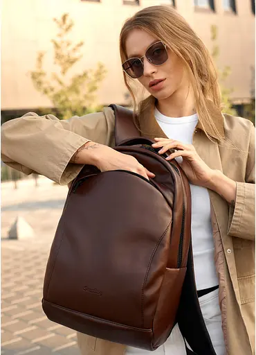 Рюкзак унисекс Sambag Zard LZN шоколадный 46 х 28 х 13 см (25000020) - фото 5