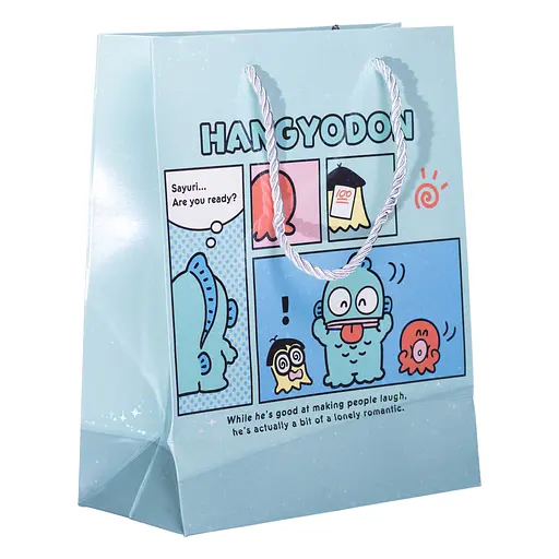 Подарочный пакет Yiwu Hangidon 19х9.5х24.5 см 12 штук голубой HP-10359-11BL - фото 2