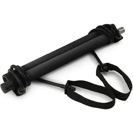 Тренировочная палка с эспандерами Hop-Sport HS-T090GS черная - фото 4