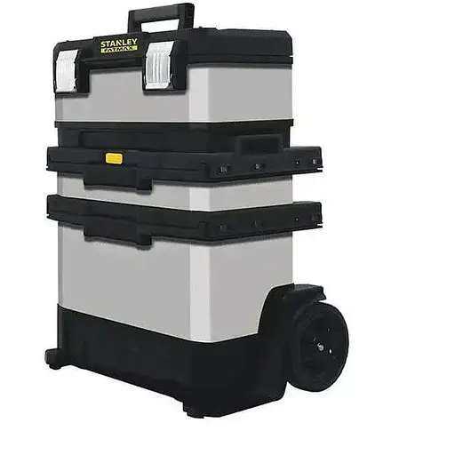 Ящик инструментальный Stanley Rolling Workshop многосекционный с колесами 89х57х39 cм (FMST1-75506) - фото 1