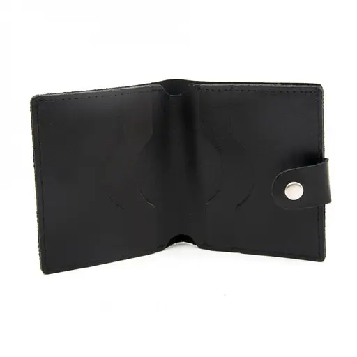 Мужской кожаный кошелек Gofin 10х9 см acs0012077 - фото 4