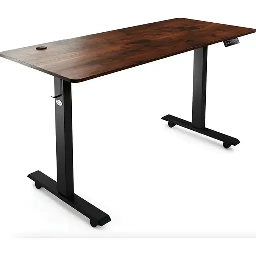 Компьютерный стол с регулируемой высотой Di Volio Biago коричневый - фото 9