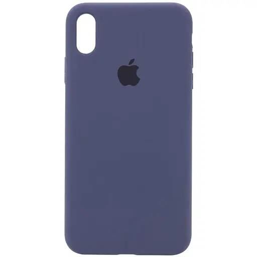 Чехол Epik Silicone Case Full Protective AA для Apple iPhone X/XS 5.8 Темно-синий/Midnight blue