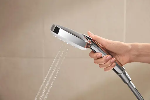 Душова система з термостатом для настінного монтажу Grohe Tempesta System 250 Cube 26689001, Хром - фото 11