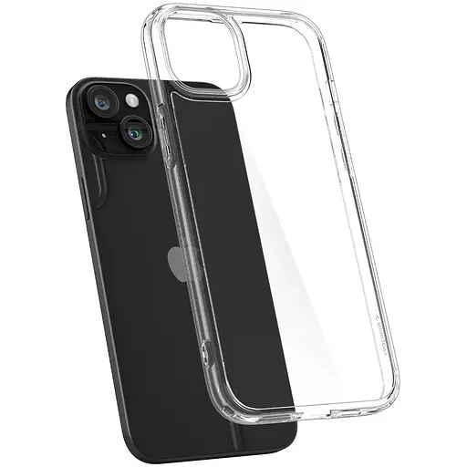 Протиударний прозорий чохол Spigen Ultra Hybrid  для iPhone 15 Crystal Clear ACS06481
