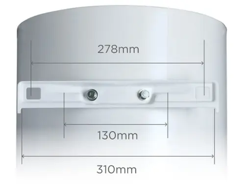 Водонагрівач Midea INSTALL 50 л, 1500 Вт, мокрий ТЕН, вертикальний, циліндричний, білий (000004639) - фото 7