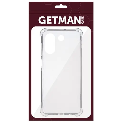 TPU чехол GETMAN Ease logo усиленные углы для ZTE Blade A54 4G Бесцветный (прозрачный) - фото 5