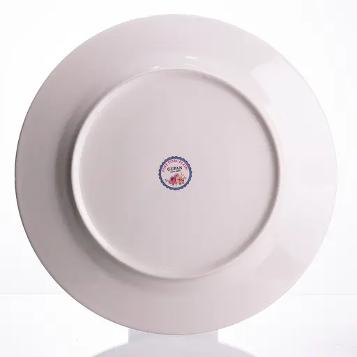 Набор новогодних тарелок с фарфором Santa 6 шт 26.5 см Yiwu HP-SDHK-6 - фото 5