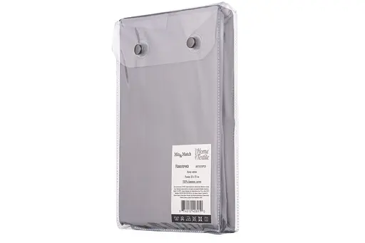 Наволочка Ardesto Mix&Match, 50х70см, 100% хлопок, сатин, серый (ART5070PCD) - фото 6