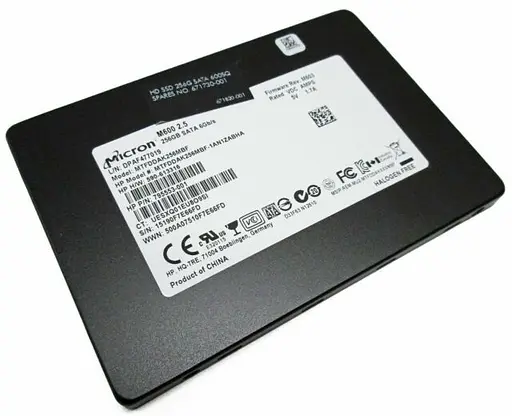 Накопитель SSD Micron Sata 2.5" 256Gb M600 (MTFDDAK256MBF) Б/у - фото 1