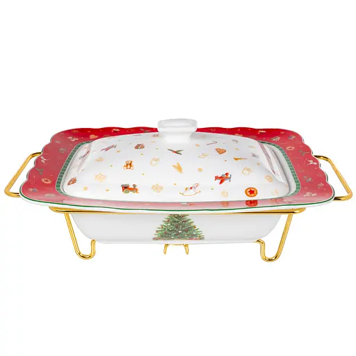 Мармит с крышкой Lefard Christmas Delight 31 х 23 х 13см (985-210) - фото 1