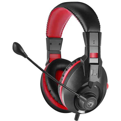 Навушники Marvo H8321S Black-Red (H8321S) - фото 3