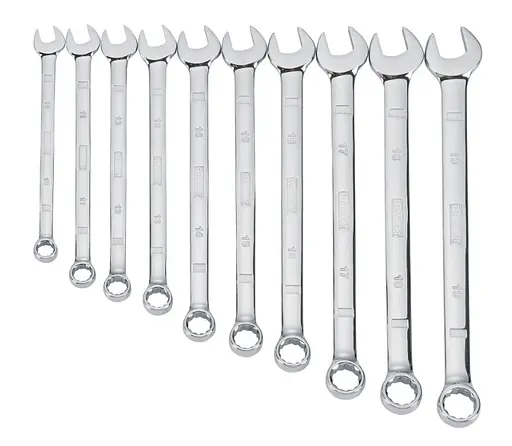 Набор ключей комбинированных DeWalt 10 шт (DWMT19227-1) - фото 1