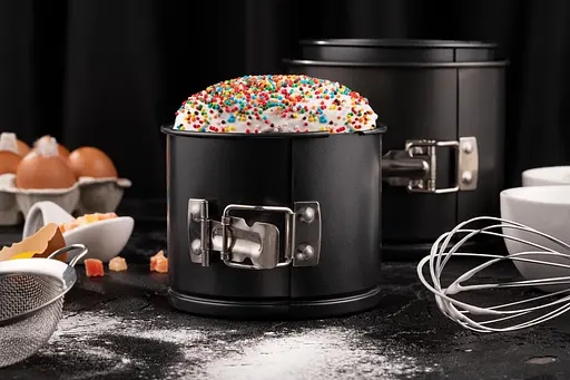 Форма для выпечки Ardesto Gemini куличи и кексы 16x13 см серая (AR2507G) - фото 2