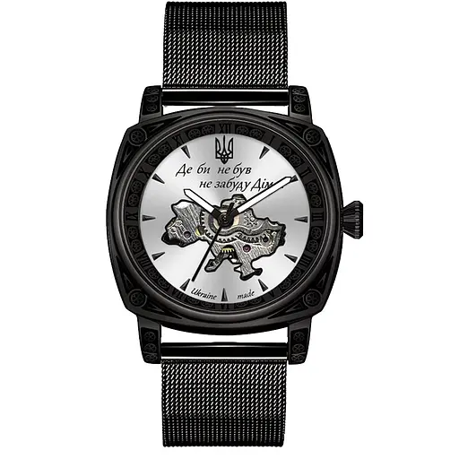 Наручные часы мужские 021-3D Де би не був Black-White Mesh Awarder acs0031960