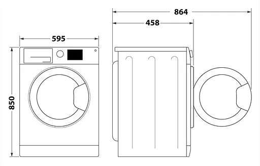 Пральна машина Whirlpool WRBSS 6239 W UA інвертор - фото 6