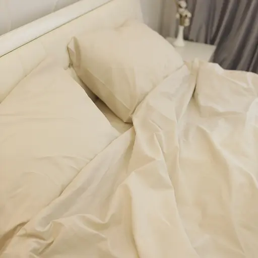 Комплект постельного белья кретон 100% хлопок молочный Milk - двухспальный - фото 4