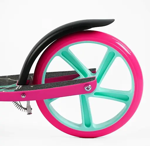 Самокат Best Scooter 88-102х54х12.5 см Чорно-рожевий 000283572 - фото 4