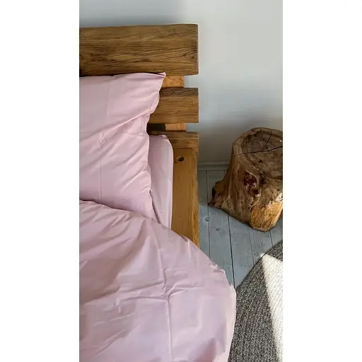 Комплект постельного белья Евро #Candy powder пудра - фото 6
