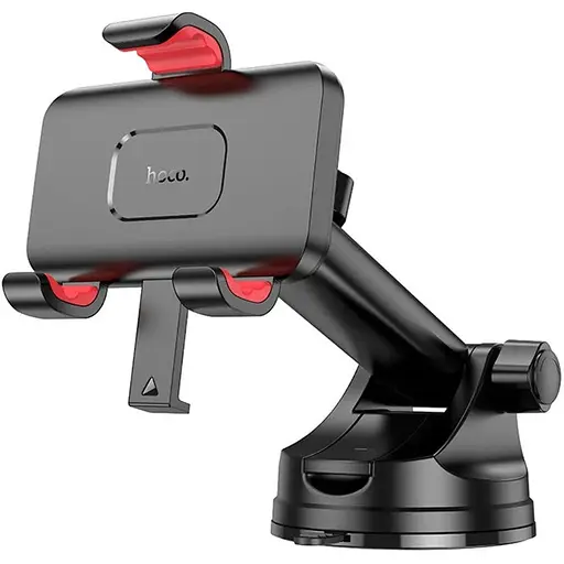 Автодержатель Hoco H22 магнитный черный красный - фото 1