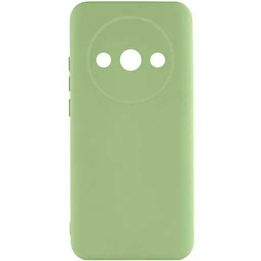 Чохол Getman TPU Liquid Silk Full Camera для Xiaomi Redmi A3 Зелений/Pistachio