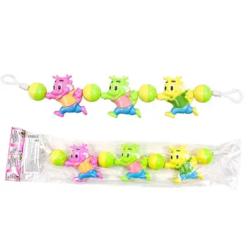 Погремушка растяжка на коляску (тигрята, дракончики, собачки), 42x8x3 см