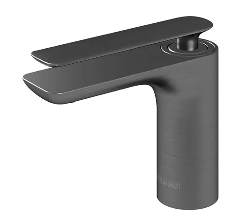 Смеситель для умывальника Kohlman Experience Grafit низкий QB100EG Графит - фото 1