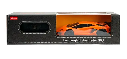 Машинка Rastar Lamborghini Aventador SVJ на управлінні 1:24 помаранчевий 96100 - фото 6