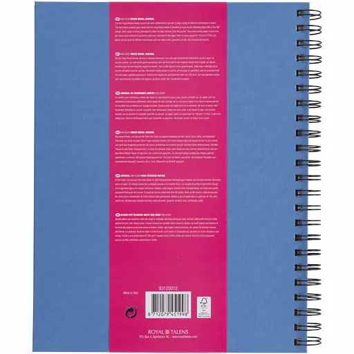 Альбом на спіралі Royal Talens Van Gogh mixed media А4 160 г/м2 50 аркушів   - фото 2