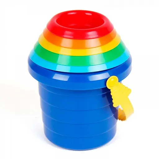 Игровой набор "Пирамидка "Сомбреро №2" ТехноК 2674TXK, 6 элементов - фото 2