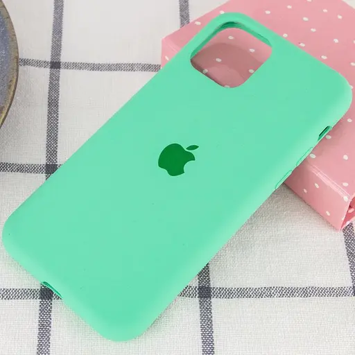 Чохол Epik Silicone Case Full Protective AA для Apple iPhone 11 Pro Max 6.5 Зелений/Spearmint - фото 2