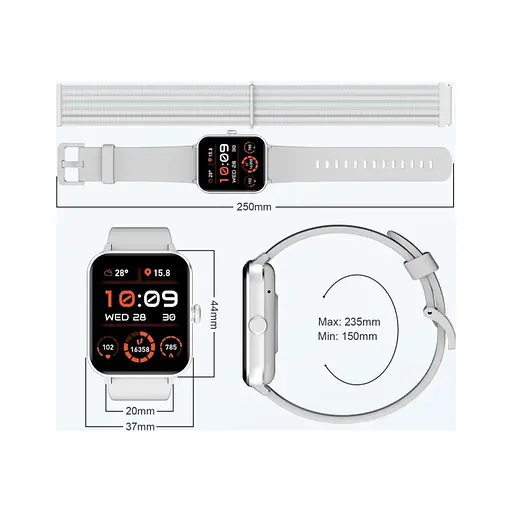 Смарт-годинник Blackview R50 Grey (6931548317531) - фото 3