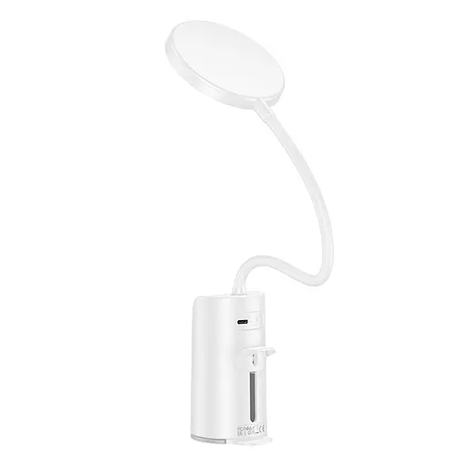 Настільна LED лампа Hoco HX10 Clip table lamp (1200mAh) White - фото 2