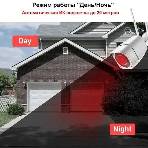 WIFI камера видеонаблюдения Zlink Q57 беспроводная уличная 2 Мп - фото 7