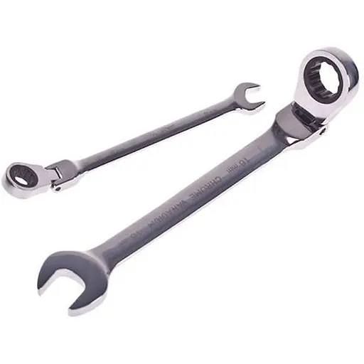 Набір комбінованих тріскачкових ключів Alloid з карданом 8-19 мм 8 предметів (HK-2081-8K) - фото 2