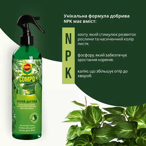 Рідке добриво для декоративно-листяних рослин COMPO 0.5 л - фото 4